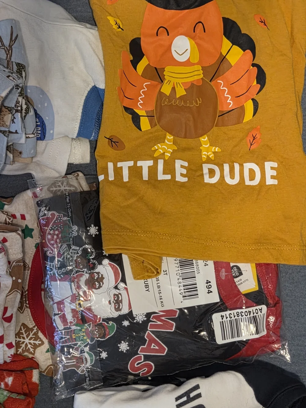 Childrens Place Pajamas And Thanksgiving Shirt
